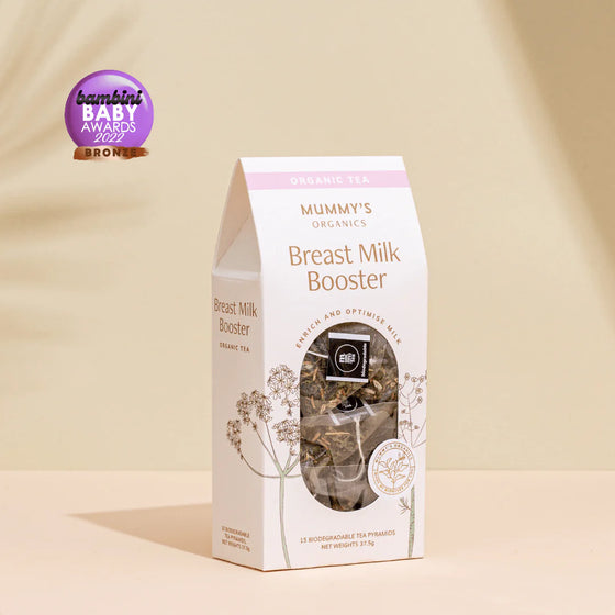 Organic Breast Milk Booster Tea - Mummy's Organic supports nursing & lactation caffeine free