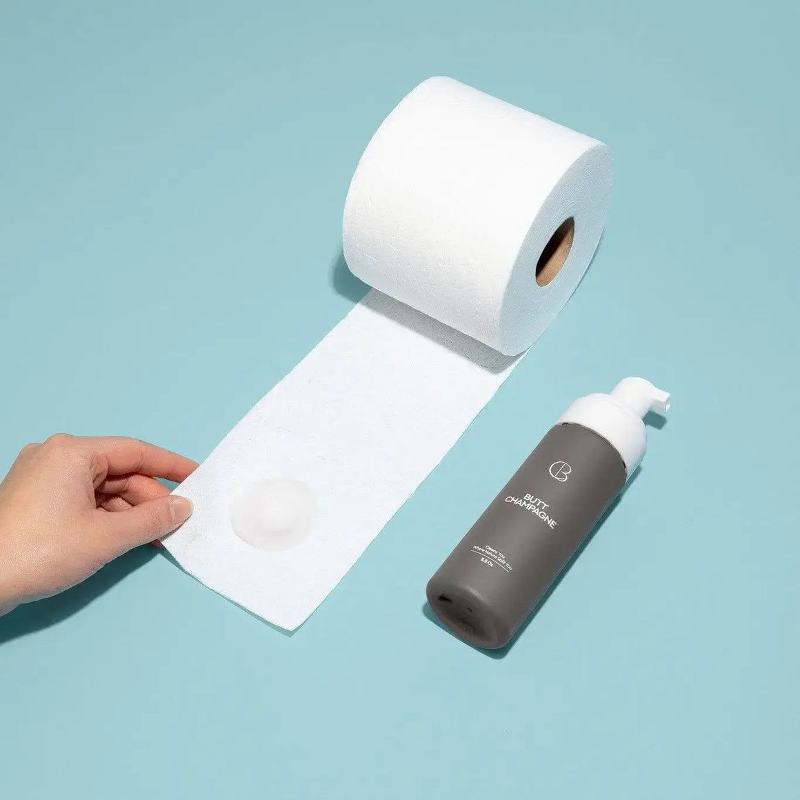 Butt Champagne Toilet Paper Foam (5.5 oz)