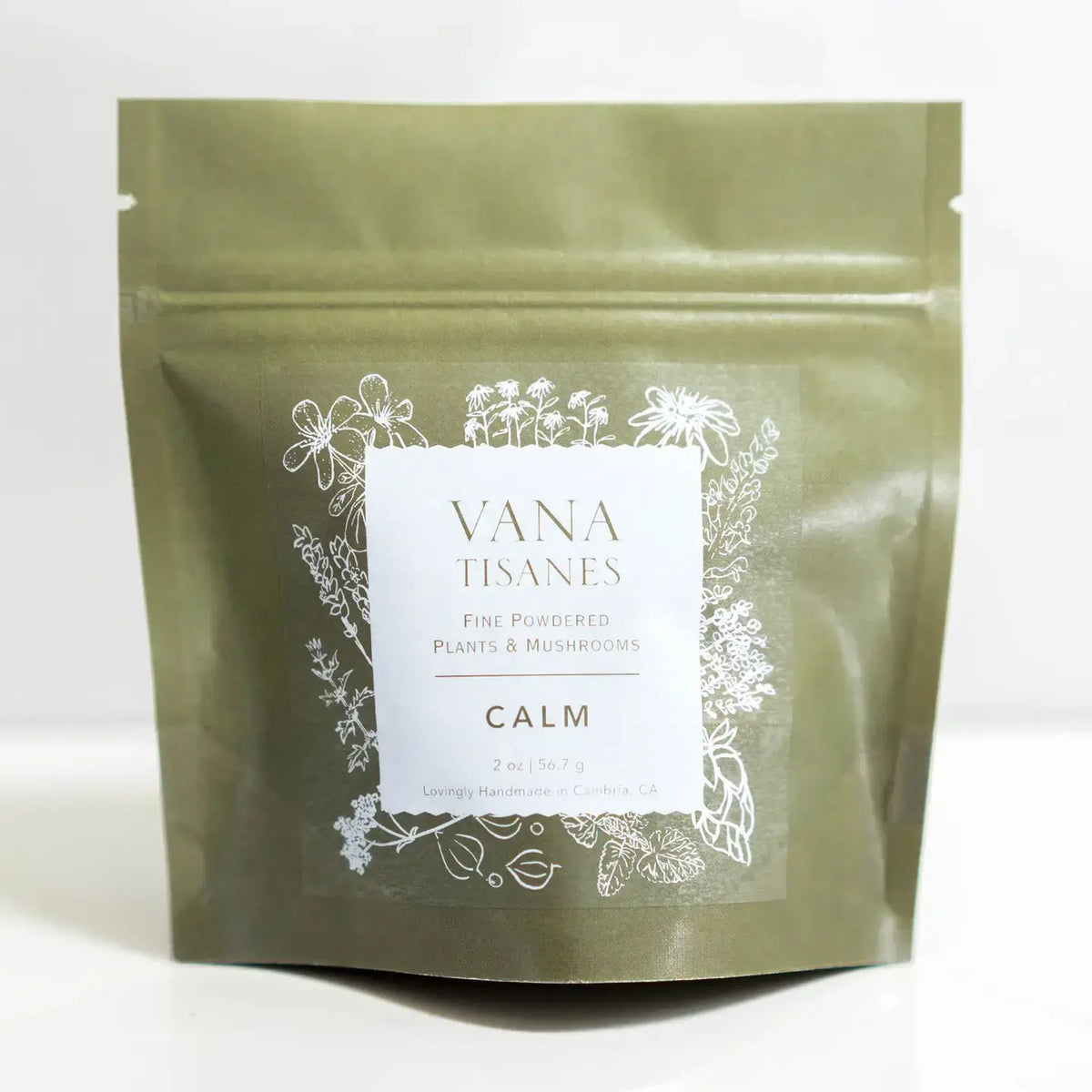 Calm Plant & Mushroom Powder For Anxiety & Stress Relief
