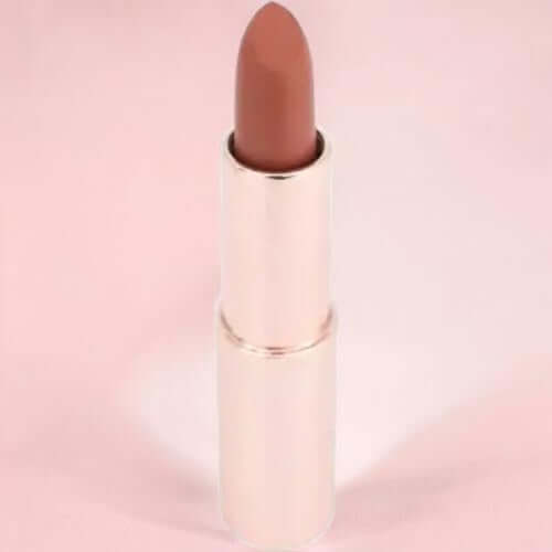 Lipstick on a pink background
