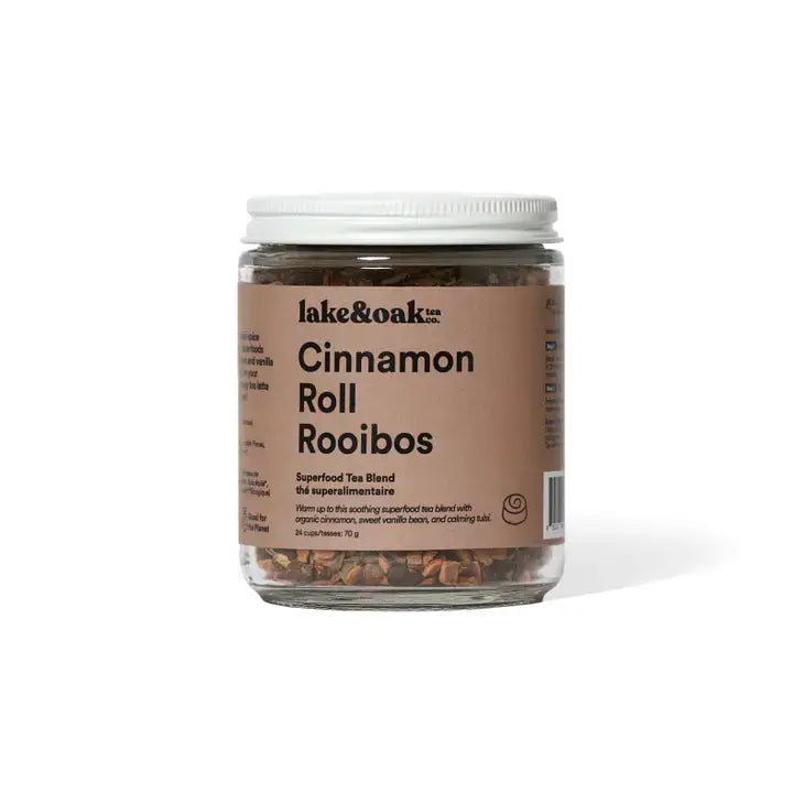 Cinnamon Roll Rooibos – Superfood Tea Blend 70g | Lake & Oak Tea