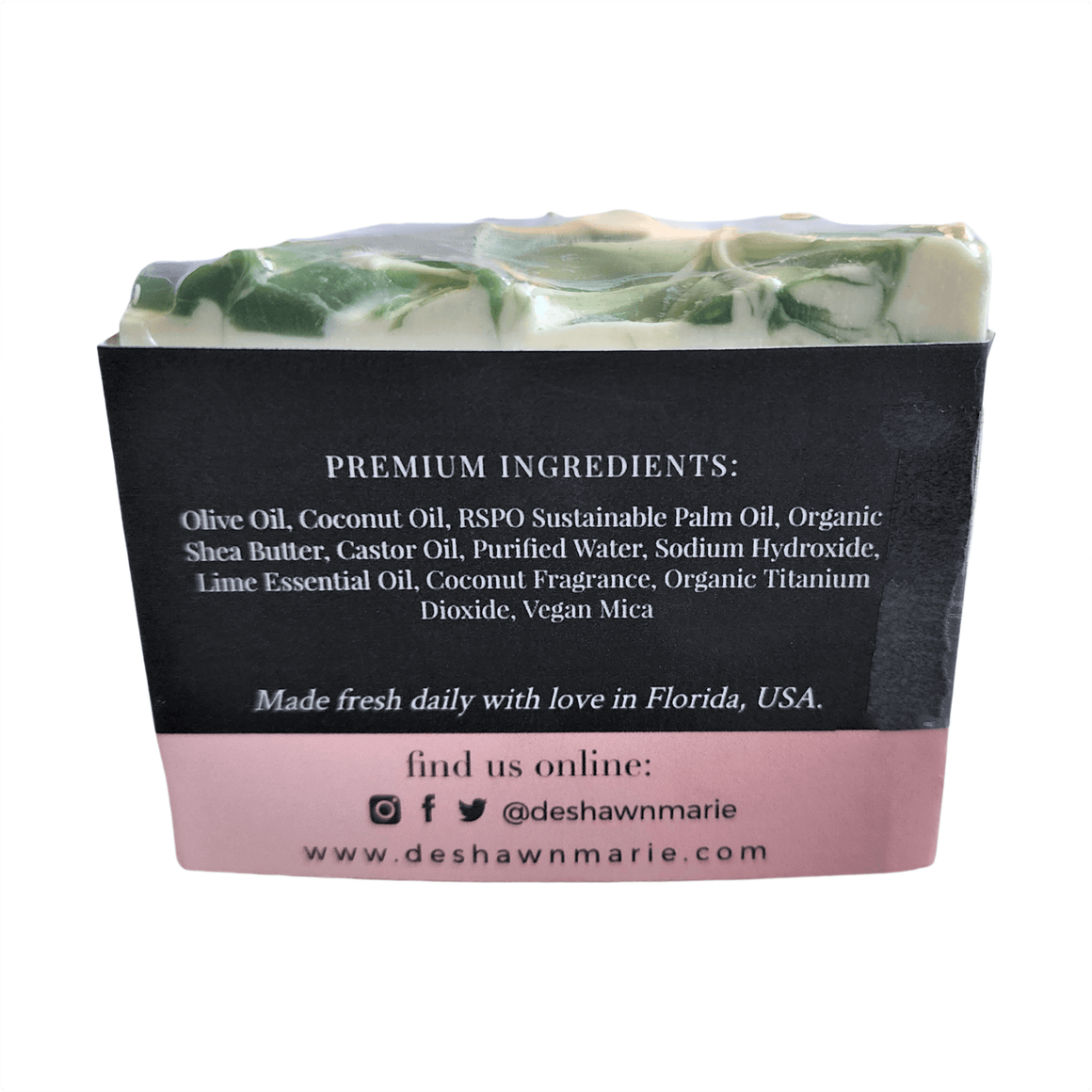 Coconut Lime Bar Soap -  Soap Boutique