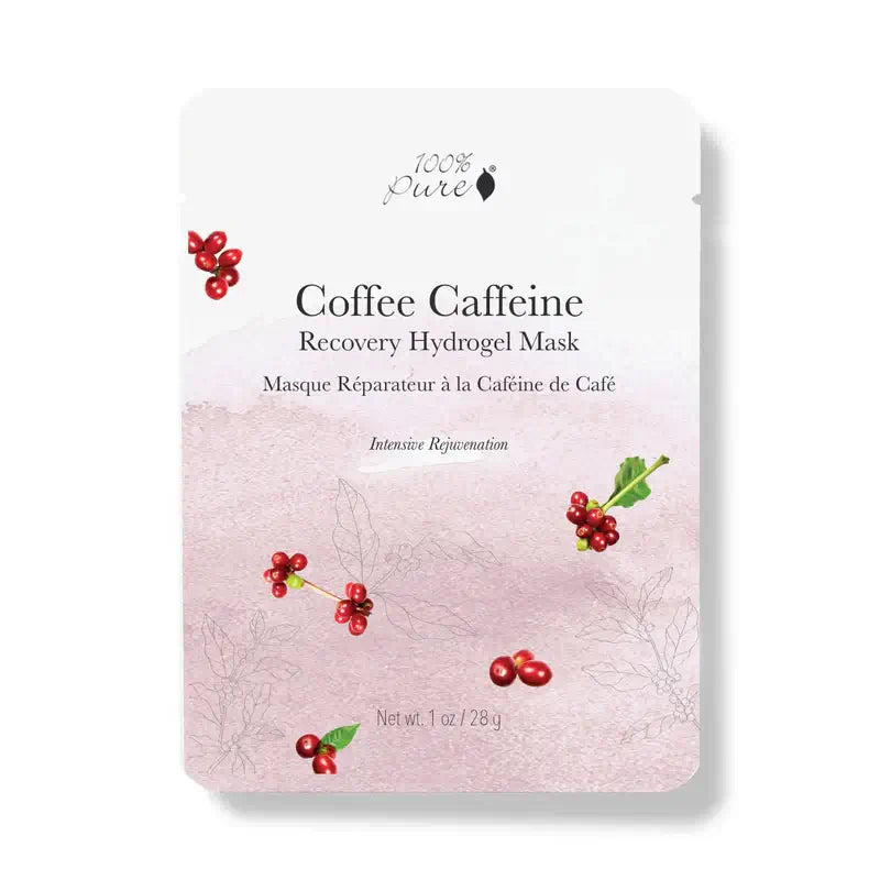 Coffee Caffeine Recovery Hydrogel Mask - 100% Pure