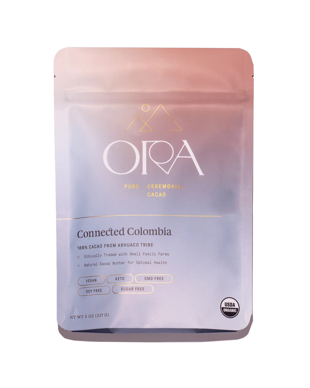 Connected Colombia - 100% Pure Organic Ceremonial Cacao 1/2lb