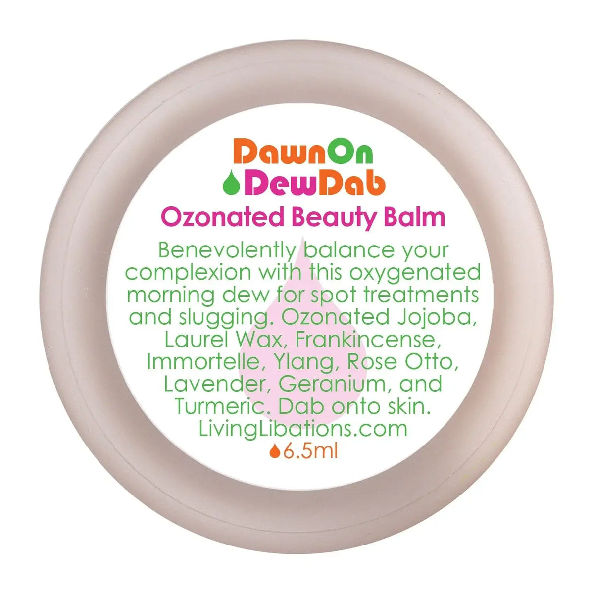 Dawn On Dew Dab 6.5ml Ozonated Beauty Balm Living Libations