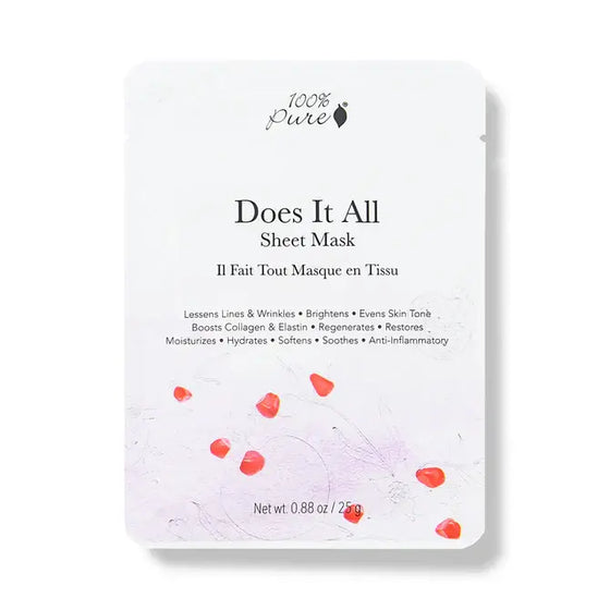 Does It All Sheet Mask 25g - 100% Pure