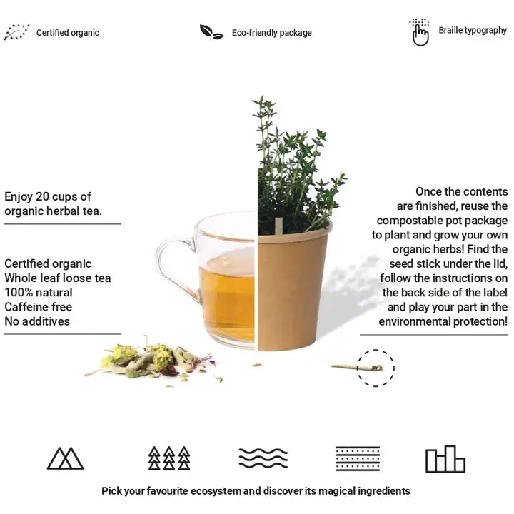 Drink it, Plant it - Organic Herbal Tea Blend: SEA