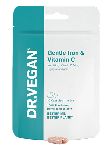 DR.VEGAN Gentle Iron & Vitamin C, 30 caps