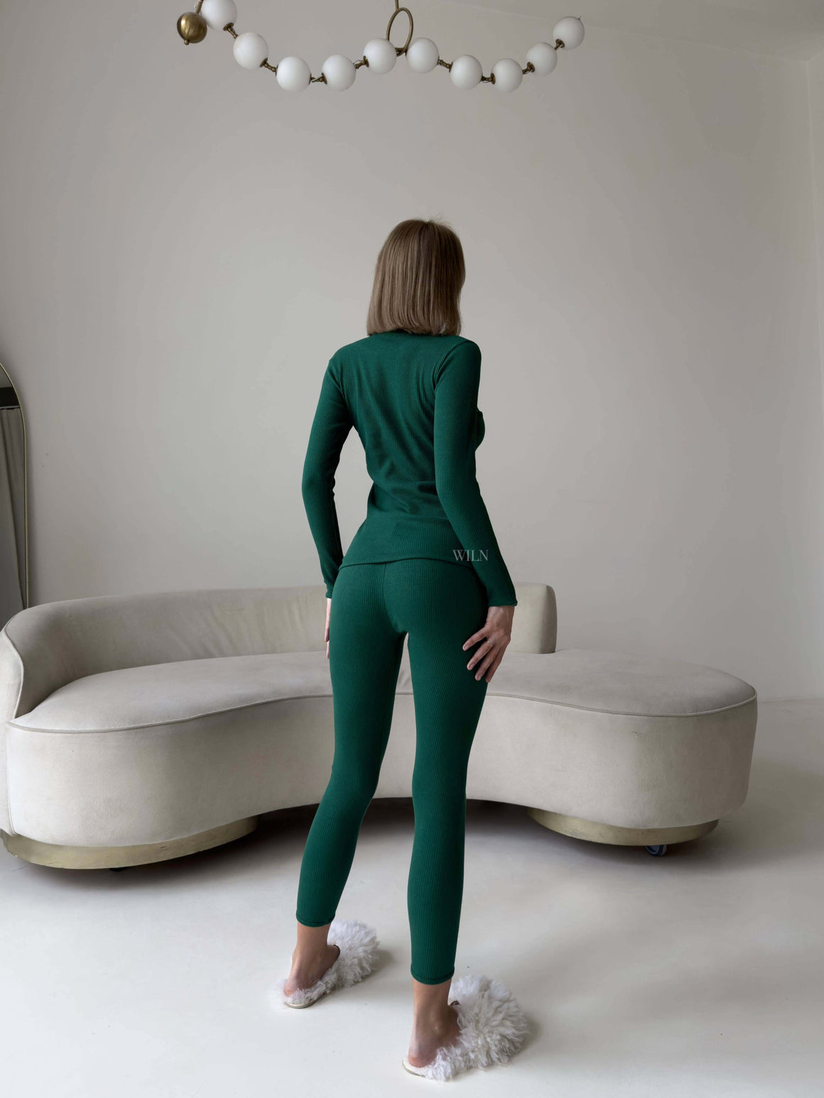 EASE 2 Piece Ribbed Cotton Loungewear