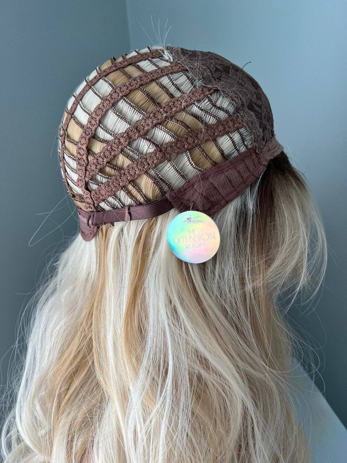 Farah Wavy Blonde Wig with Bangs