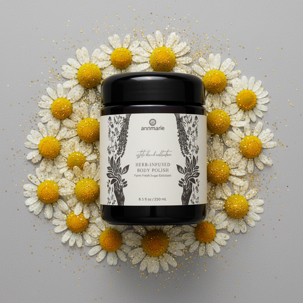HERB-INFUSED BODY POLISH: FARM FRESH SUGAR EXFOLIANT 250ML -Annmarie Skincare