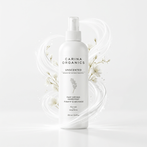 Unscented Fast Drying Hair Spray 250ml - Carina Organics