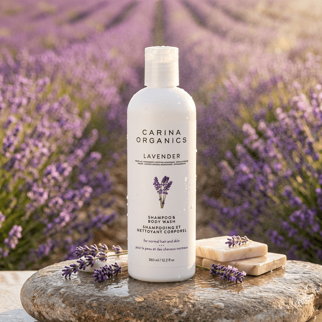 Lawendowy szampon i żel do mycia ciała 360ml