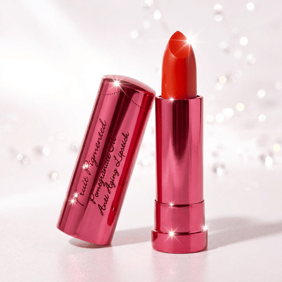 Hibiscus Fruit Pigmented® Pomegranate Oil Anti-Aging Lipstick - 100% Pure