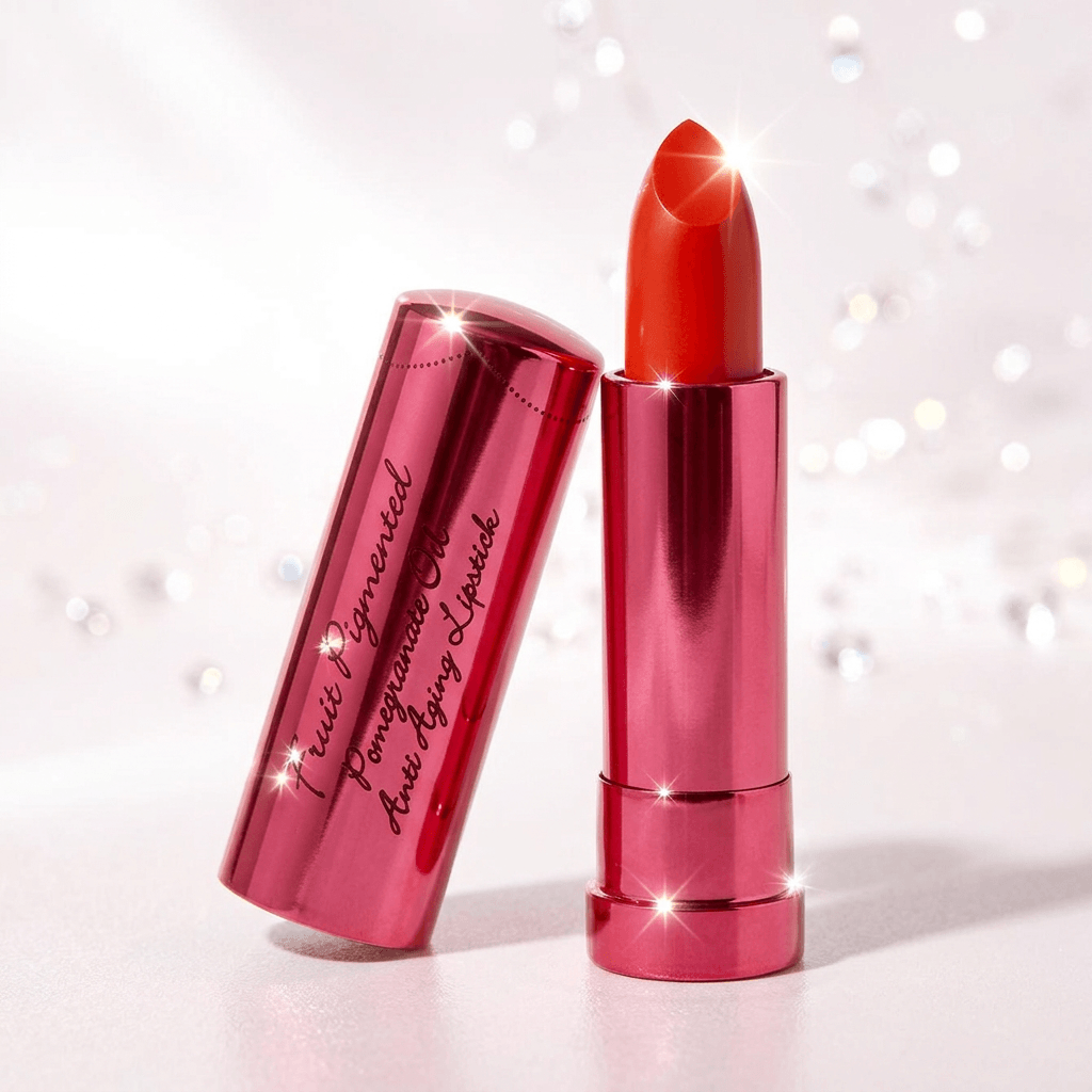 Hibiscus Fruit Pigmented® Pomegranate Oil Anti-Aging Lipstick - 100% Pure