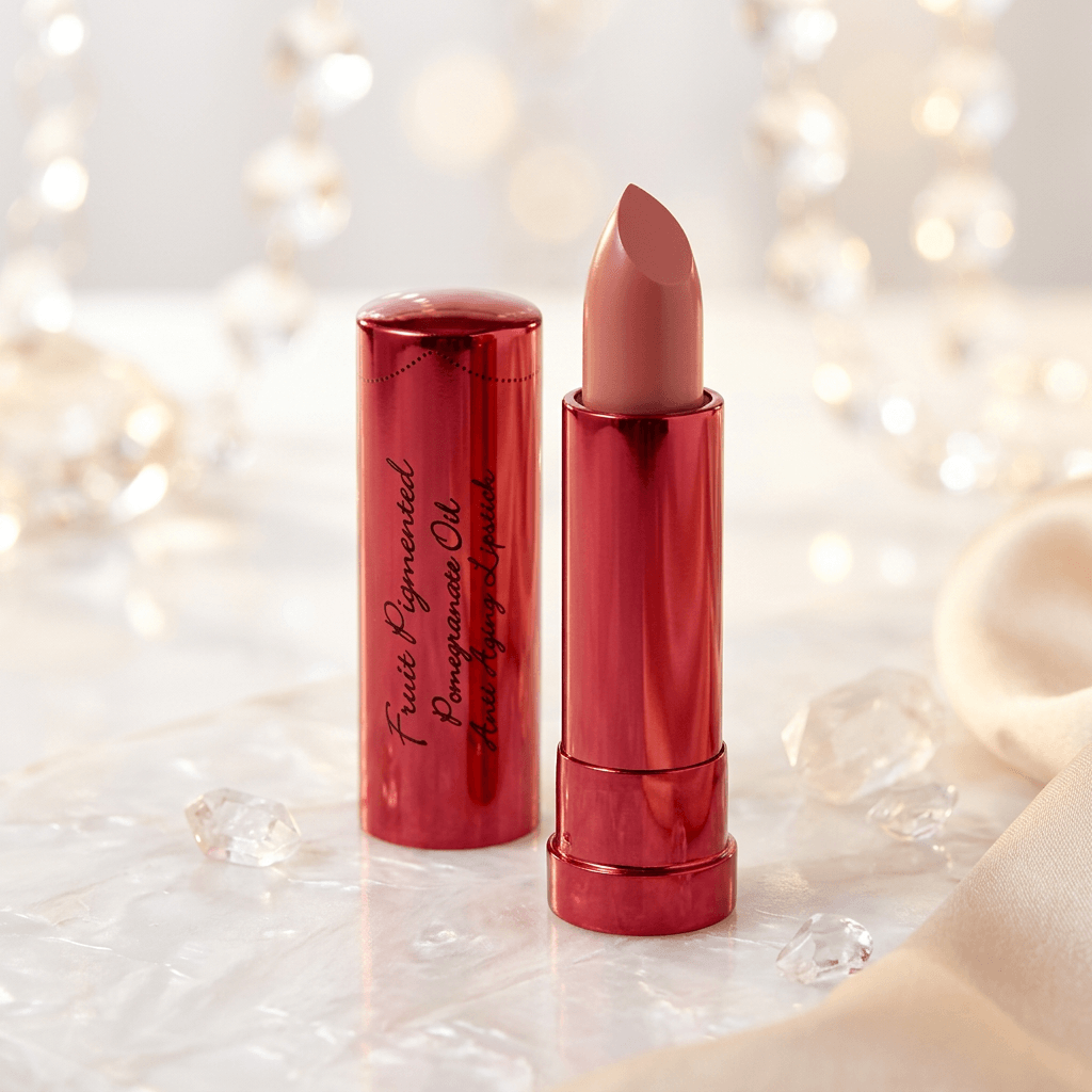 Foxglove Fruit Pigmented® Pomegranate Oil Lipstick – 100% Pure