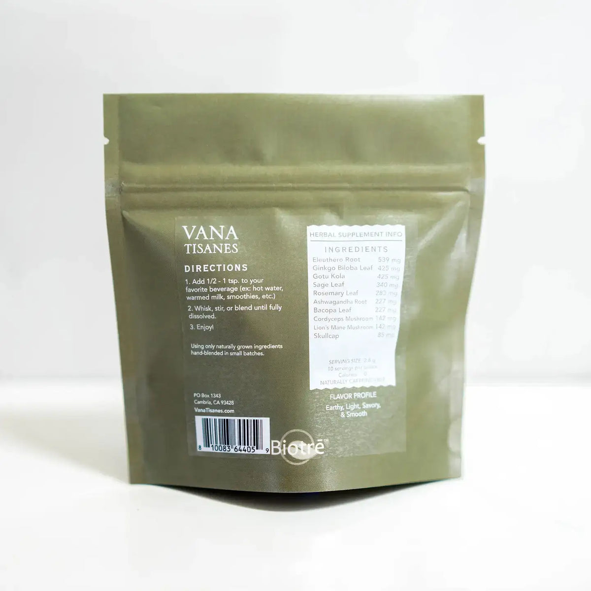 Focus Plant & Mushroom Powder For Brain Health