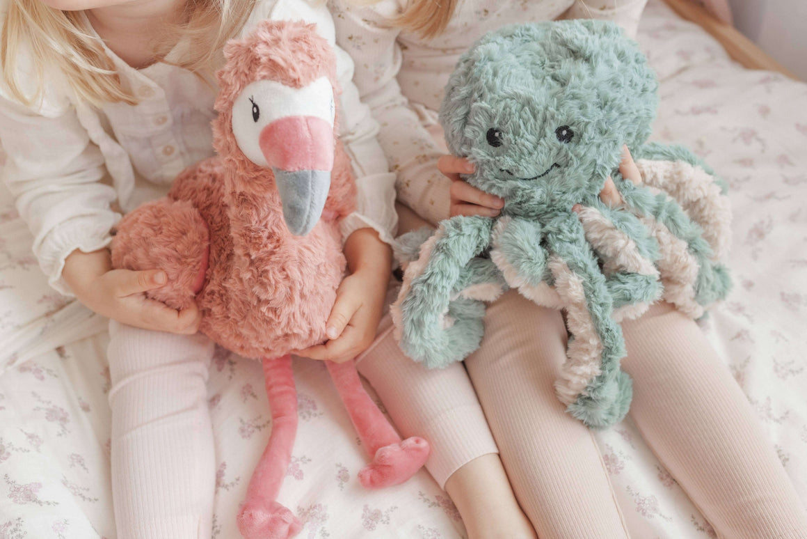 Francesca The Flamingo Weighted Teddy