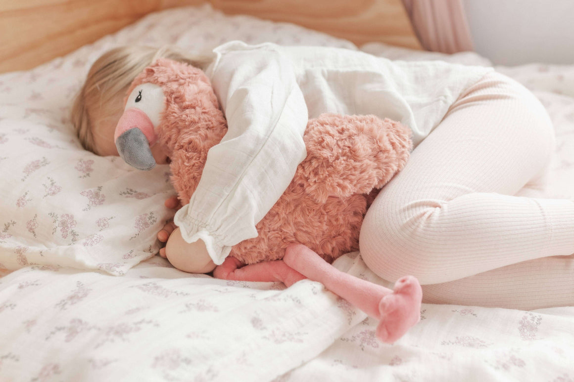 Francesca The Flamingo Weighted Teddy