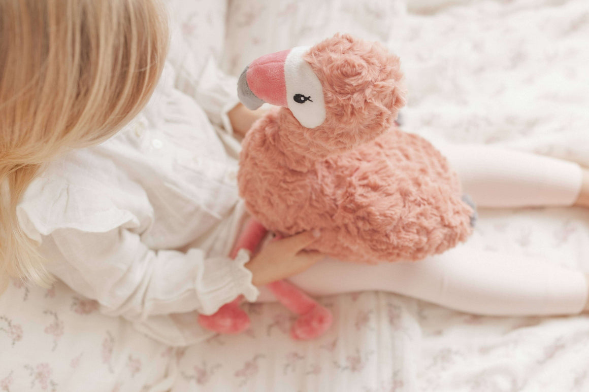 Francesca The Flamingo Weighted Teddy