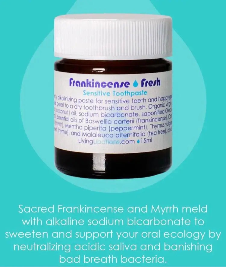 Frankincense Fresh Toothpaste - Living Libations