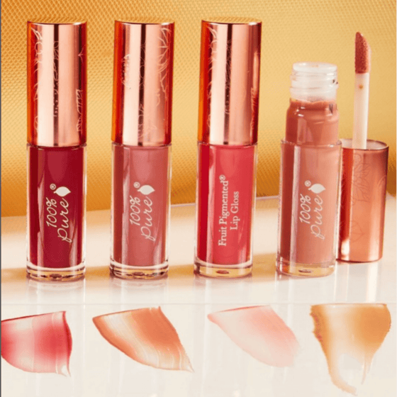 Fruit Pigmented Lip Gloss Strawberry – Natural, Vegan & High Shine | 100% Pure