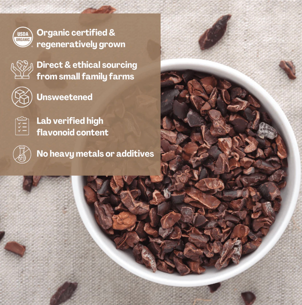 Activated Cacao Nibs - Ora Cacao