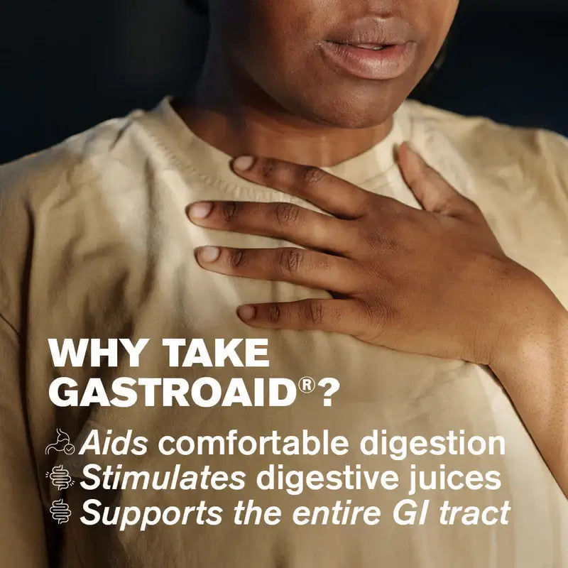 GastroAid® – Digestive Support with Enzymes Dr Vegan - 60 Capsules