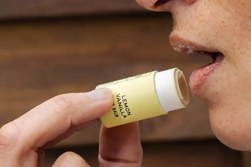 Lemon Vanilla Organic Lip Balm 0.30oz-Good Flower Farm-Live in the Light Naturally Ltd