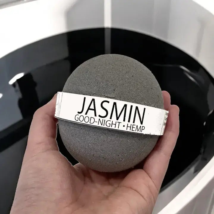 Goodnight Jasmine & Hemp Oil Bath Bomb