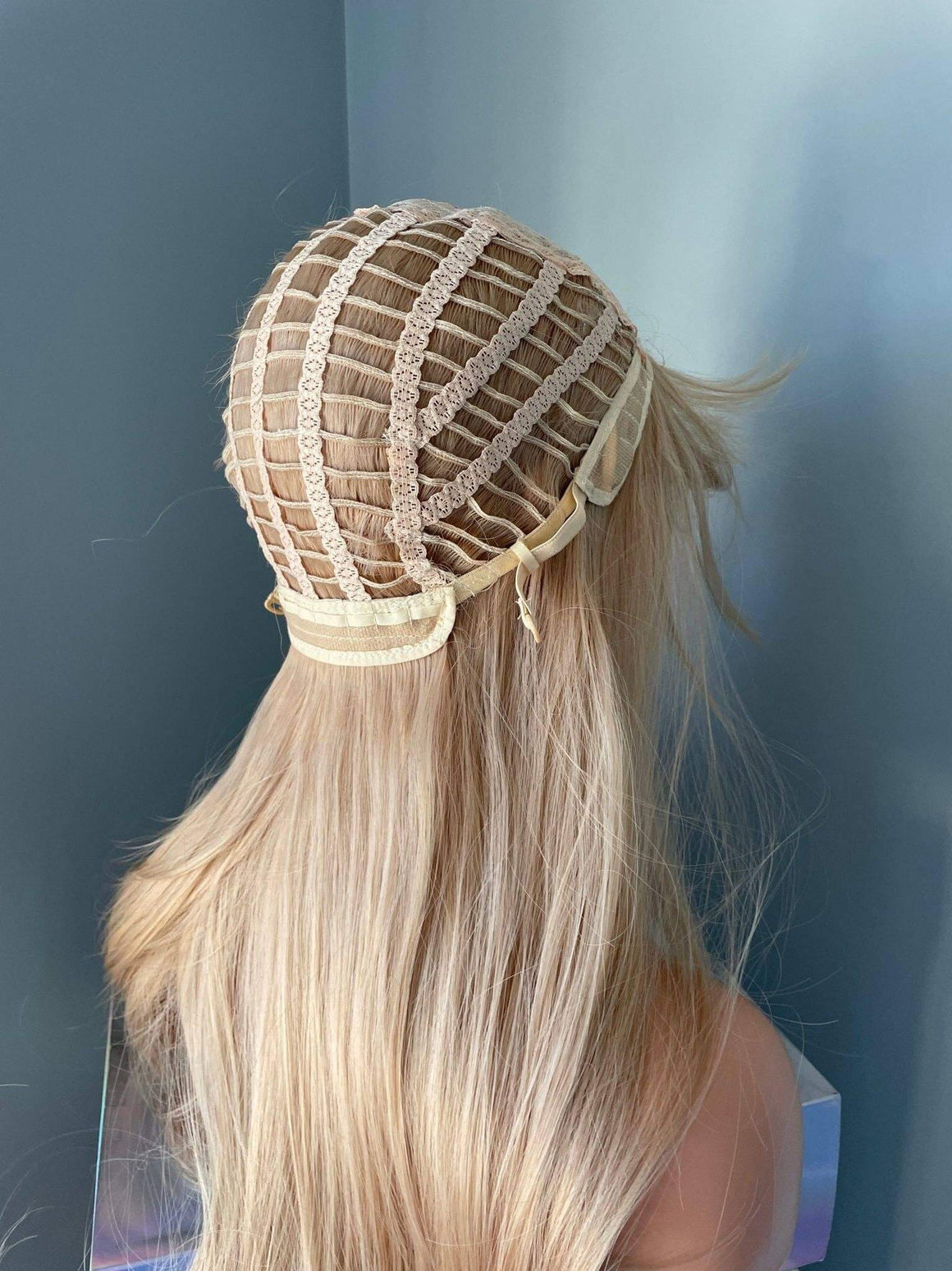 Grace Long Golden Blonde Wig with Bangs