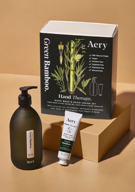 Green Bamboo Hand Therapy Set