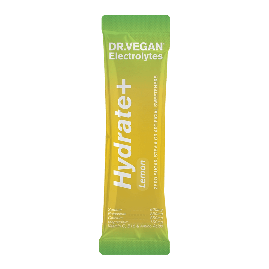 Hydrate+ Electrolyte Drink Mix – Lemon, 15 Sachets