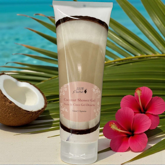 Coconut Shower Gel 237ml - 100% Pure