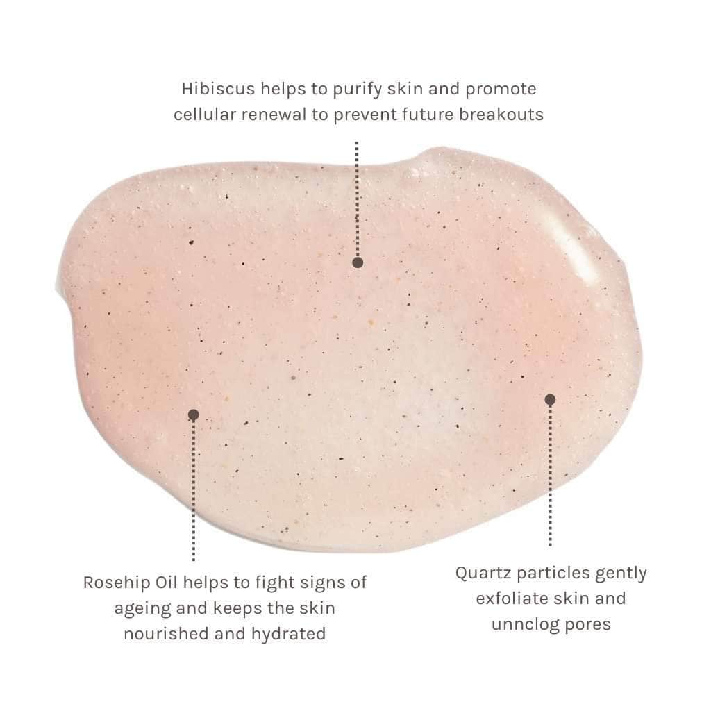 Rose Quartz Facial Polish 60ml - Evolve Organic Beauty