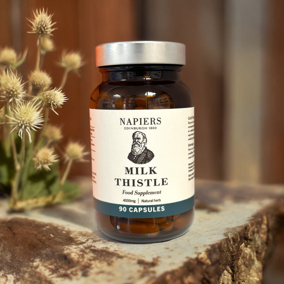Napiers Milk Thistle 90 Capsules 4000mg-Live in the Light Naturally Ltd