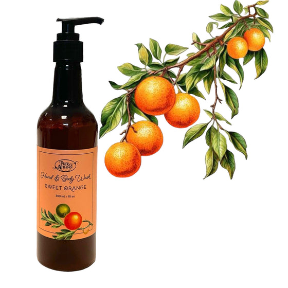 Sweet Orange Natural Hand & Body Wash 300ml - Pure Anada