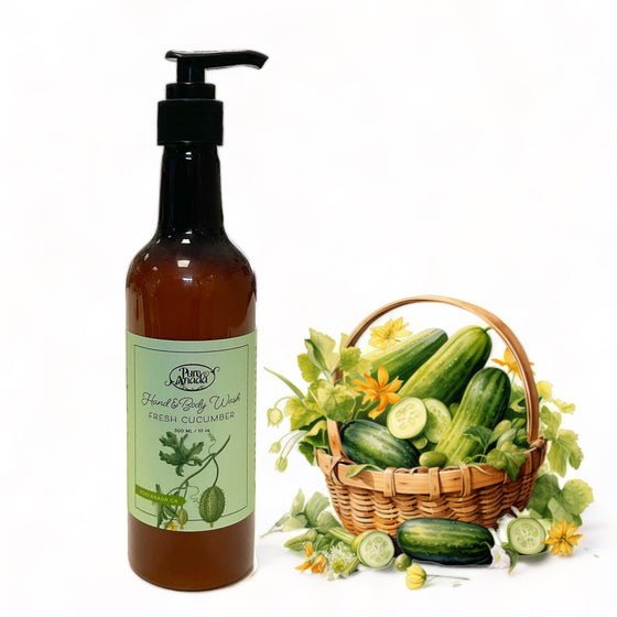 Fresh Cucumber Natural Hand & Body Wash 300ml - Pure Anada