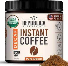 Instant 7 Mushroom Coffee Decaf 70g - La Republica