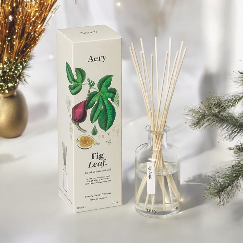 Fig Leaf Reed Diffuser - Black Fig