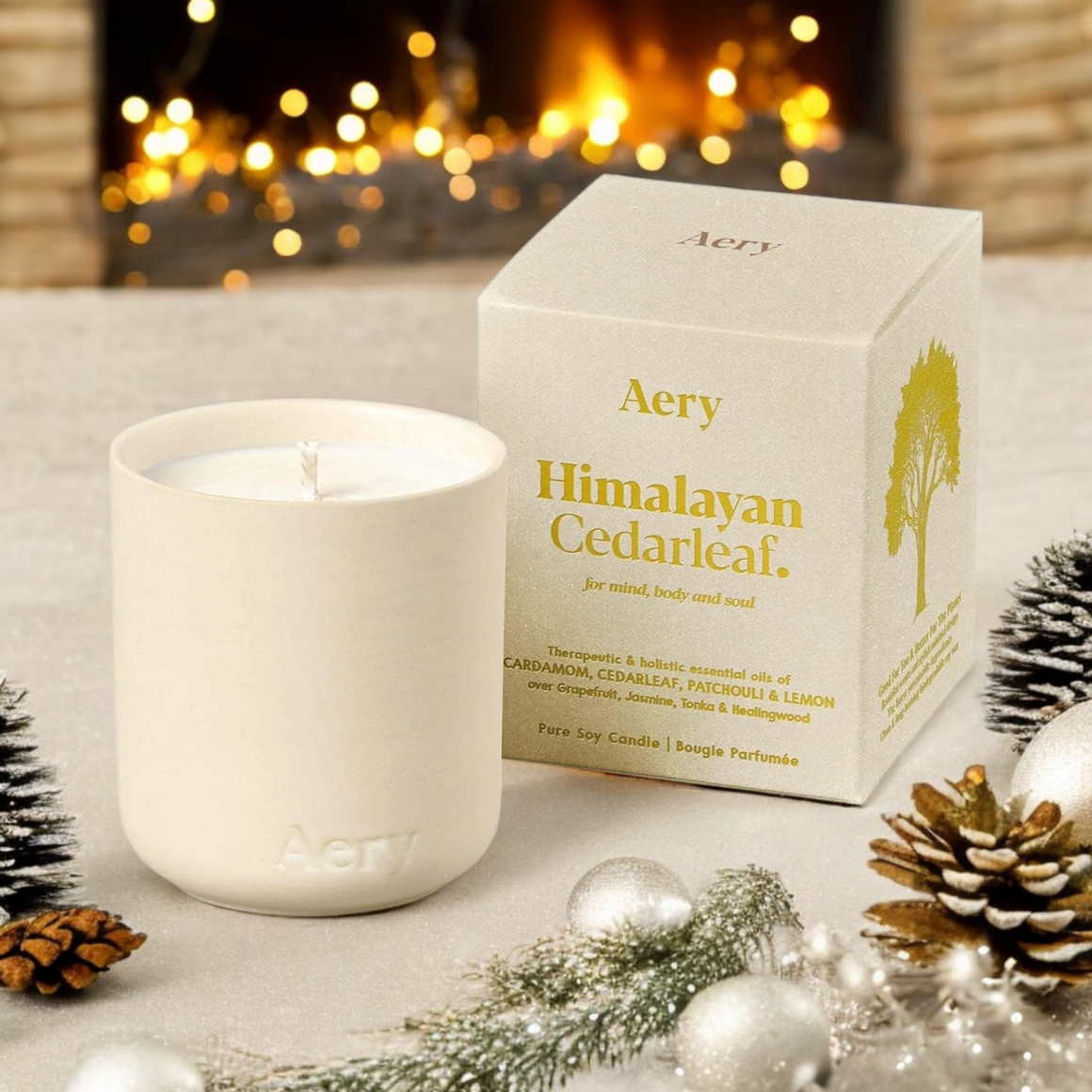 Himalayan Cedarleaf Votive Candle - Aery Living