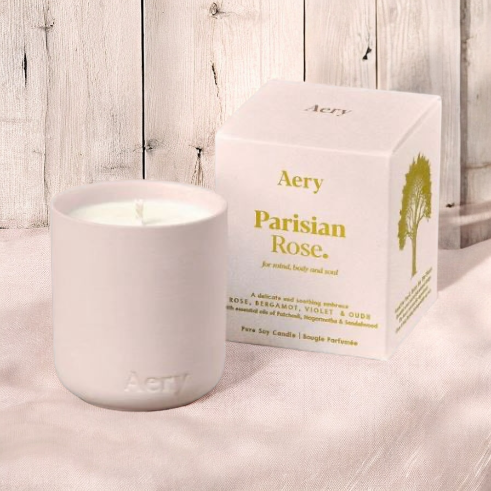 Parisian Rose Mini Candle - Aery Living