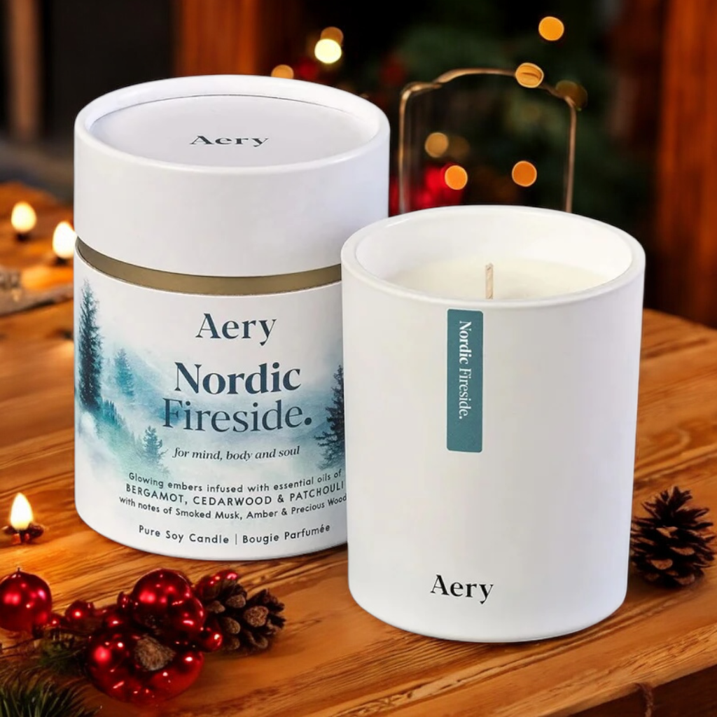 Nordic Fireside 200g Candle - Aery Living