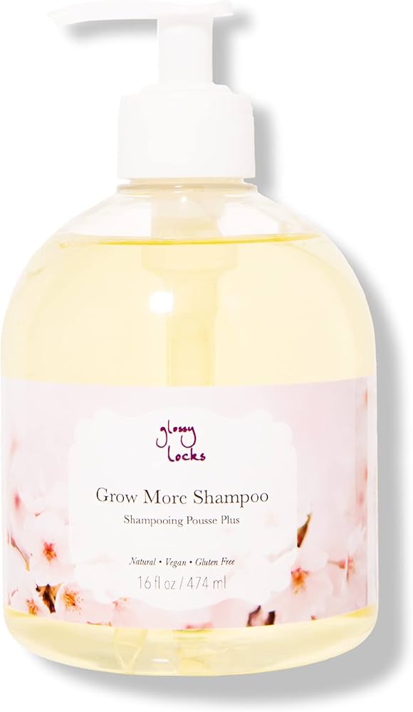 Glossy Locks Grow More Shampoo - 100% Pure