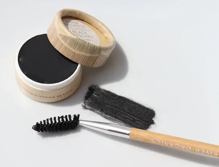 Zero Waste Mascara | Black 8.45g -River Organics-Live in the Light Naturally Ltd