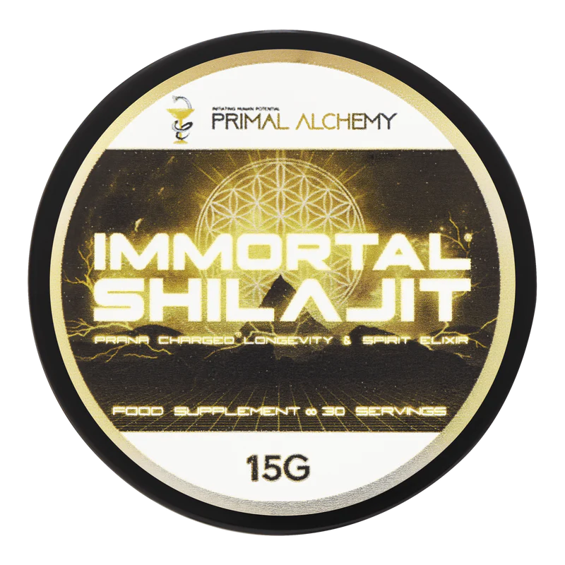 Immortal Shilajit 2.0 Résine minérale himalayenne - 15g (30 portions)