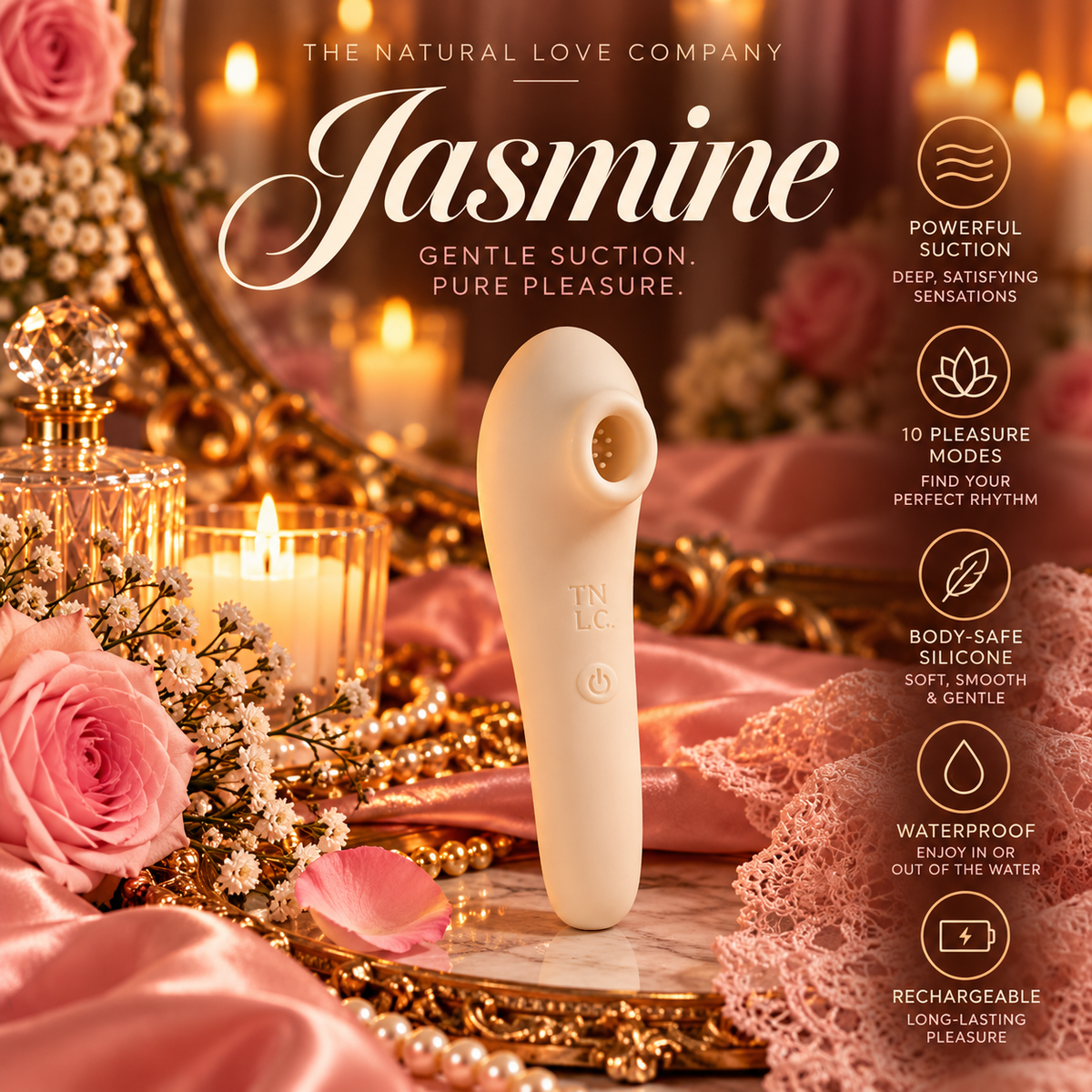 Jasmine | Elegant Clitoral Sucking Vibrator