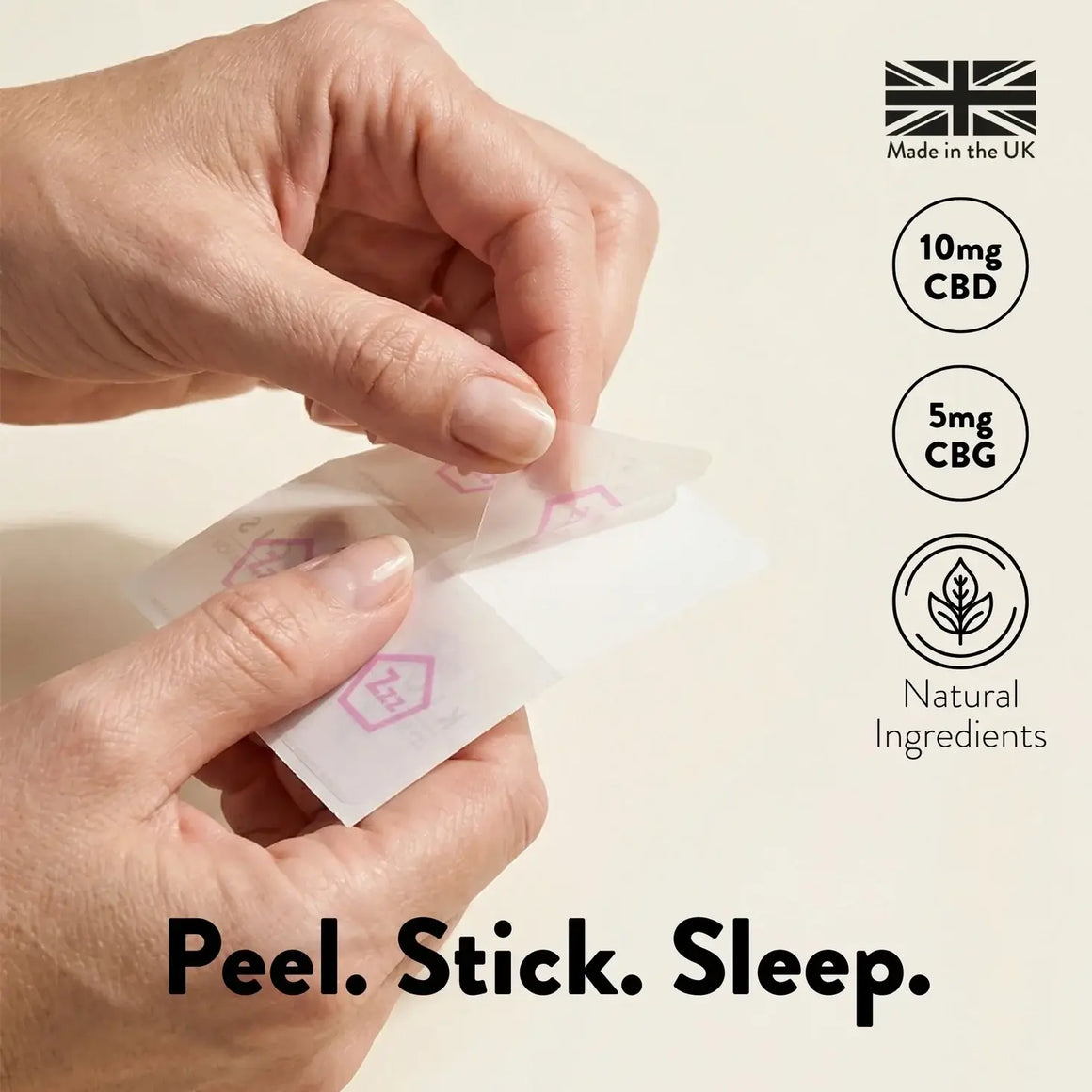 KLORIS Natural Sleep Patches – CBD, CBG, Valerian & Lavender