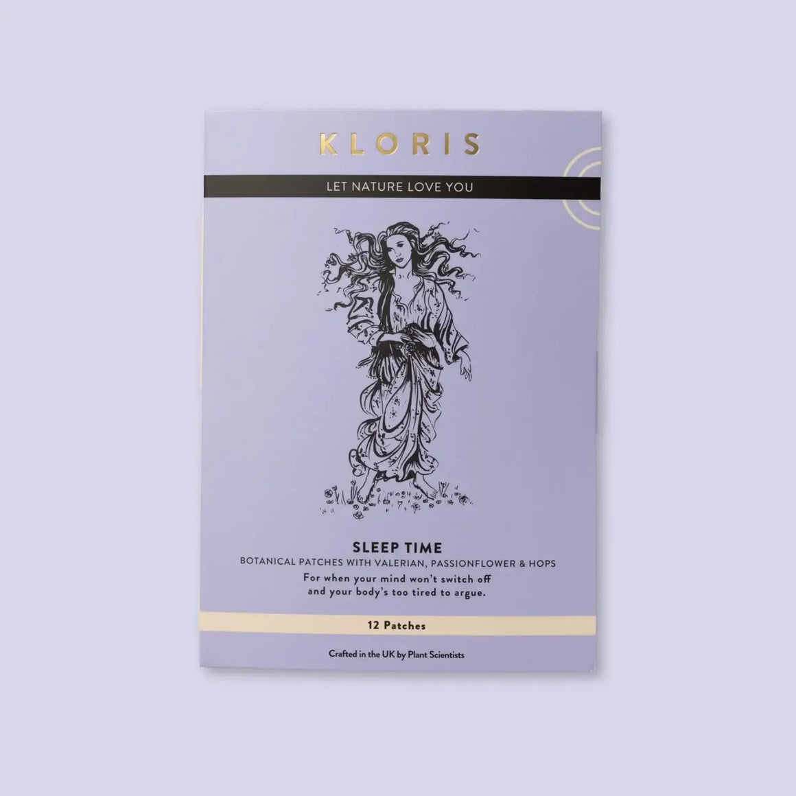 KLORIS Natural Sleep Patches – CBD, CBG, Valerian & Lavender
