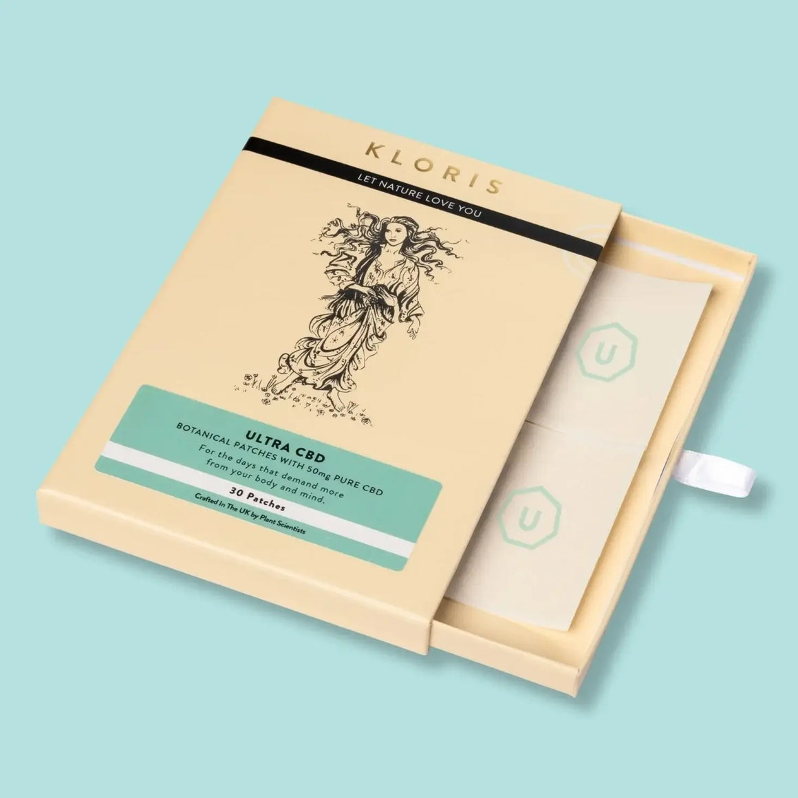 KLORIS Ultra 50mg CBD Patches – High Strength Pain & Stress Support